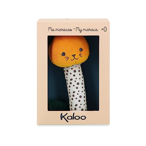 KALOO - Stimuli - Meine weichen Maracas - Rassel - Musikspielzeug - Babyspielzeug Greiffähigkeit und Hand-Augen-Koordination - 14 cm - ab Geburt, K971603 von KALOO