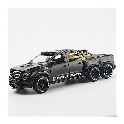 KANDUO For:Autos Druckguss Für: Mercedes-Benz X-Klasse 6 * 6 Pickup 1:28 Geländefahrzeugmodell Simulation Sound Und Licht Sammeldekorationen (Size : A) von KANDUO