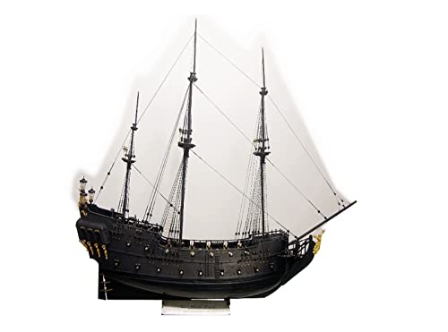 KANDUO For:Modellschiff Black Pearl Segelboot Full Interior 1/35 Pirates Of The Caribbean Wood Model Split Kit Dekorative Sammlungen von KANDUO