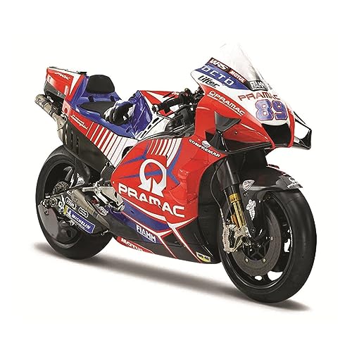 KANDUO for:Druckguss-Motorräder 1:18 Neues 2021 Ducati Lenovo Team Nr. 43 Nr. 63 Die Moto GP Racing Cast Alloy Motorradmodell Sammeldekorationen von KANDUO
