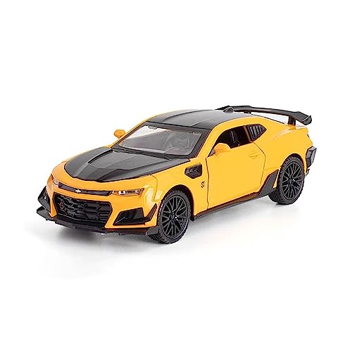 KANDUO for:Druckgussautomobile 1:32 Anwendbar: Legierungsmetall-Camaro-Sportwagenmodell, Druckguss-Sound- Und Lichtauto Sammeldekorationen von KANDUO