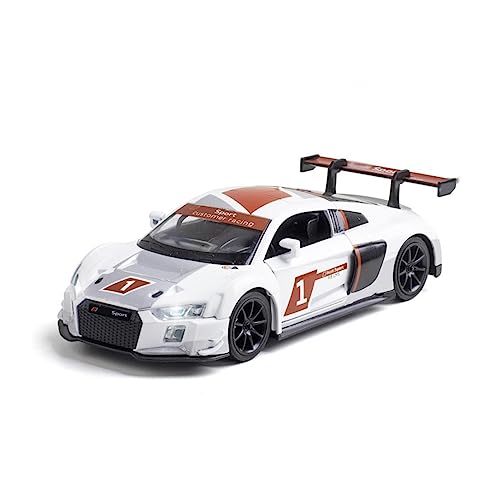 KANDUO for:Druckgussautomobile 1:32 Für: Audi R8 LMS Supercar Raddruckguss-Carmetal-Modell Mit Licht- Und Sound-Rückzug Sammeldekorationen von KANDUO