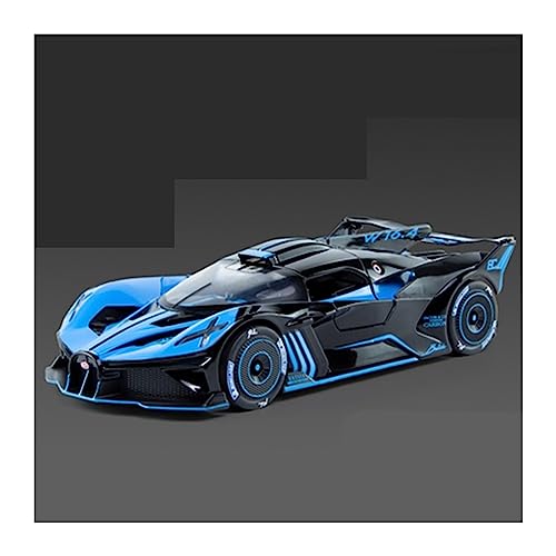 KANDUO for:Druckgussautomobile Für: Bugatti Bolide Legierung Sportwagen Modell 1:24 Simulation Sound Und Licht Sammeldekorationen (Size : A) von KANDUO