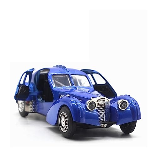 for:Druckgussautomobile Für: Bugatti Typ 57SC Legierung Auto 1:28 Modell Metall Simulation Sound Und Licht Sammeldekorationen (Size : A) von KANDUO
