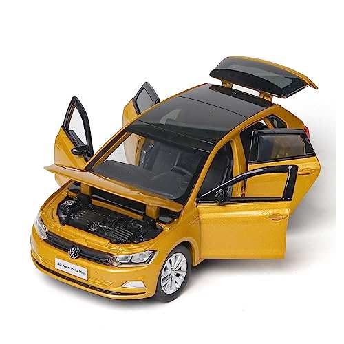 KANDUO for:Druckgussautomobile Für: Volkswagen Polo Hohe Simulation Legierung Auto Modell Druckguss Spielzeug Auto 6 Türen Metall 1:32 Sammeldekorationen von KANDUO
