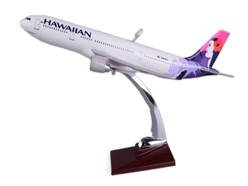 KANDUO for:Druckgussflugzeug Flugzeugmodell Airbus Hawaiian Airlines A330 Im Maßstab 1:172 Dekorative Sammlungen von KANDUO