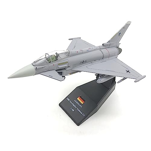 KANDUO for:Druckgussflugzeug Maßstab 1:100 Militärmodell Spielzeug EF-2000 Oman German Eurofighter Typhoon Fighter USA Dekorative Sammlungen von KANDUO