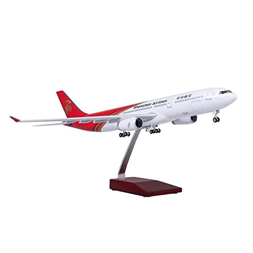 KANDUO for:Druckgussflugzeug Rot-weißes Airbus A330-Modell Von Shenzhen Airlines Im Maßstab 1:135 Dekorative Sammlungen von KANDUO