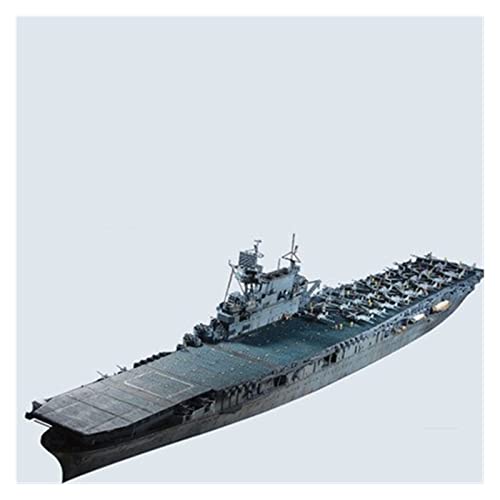 KANDUO for:Modellschiff Flugzeugträger Militärmodellbausatz Plastikschiff Sammeldekorationen von KANDUO