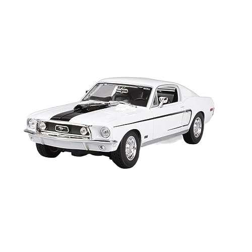 for:Druckgussautomobile Für: Druckguss 1:18 1968 Ford Mustang GT Cobra Jet Muscle-Legierung Automodell Sammeldekorationen (Size : A) von KANDUO