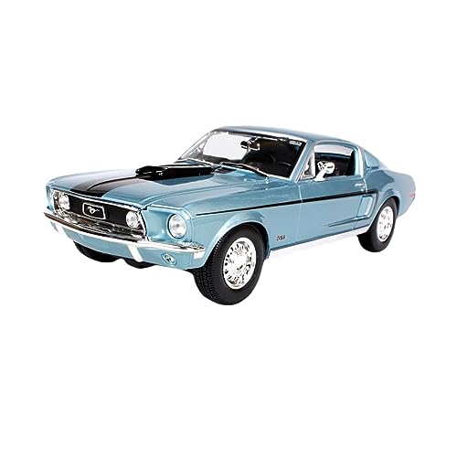 for:Druckgussautomobile Für: Druckguss 1:18 1968 Ford Mustang GT Cobra Jet Muscle-Legierung Automodell Sammeldekorationen (Size : B) von KANDUO