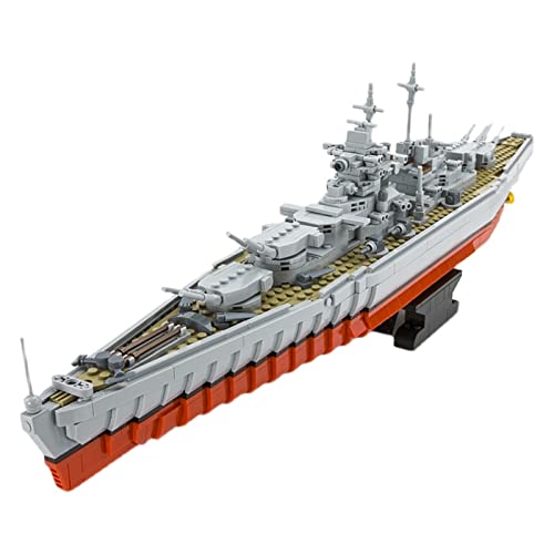 for:Modellschiff Military Battleship Series Building Block HMS Hood KMS Bismarck Schlachtschiffmodell Sammeldekorationen von KANDUO