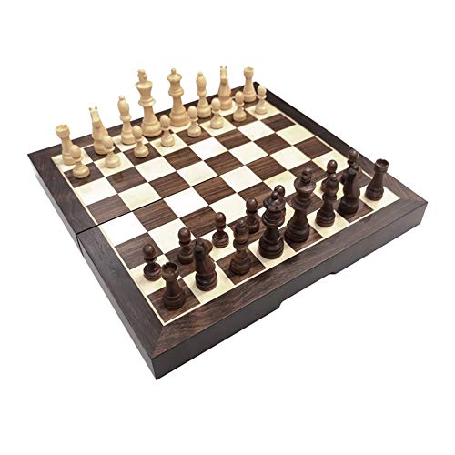 Professionelles magnetisches Schachbrett Schachset - Schachspiel Reise Schachspiel Holz Schachspiel Set für Kinder Erwachsene Chess Board Turnier Game Boardstorage Family Out Professionelles magnetisches Schachbrett Schachset - Schachspiel Reise Schachspiel Holz Schachspiel Set für Kinder Erwachsene Chess Board Turnier Game Boardstorage Family Out von KANGKKAI