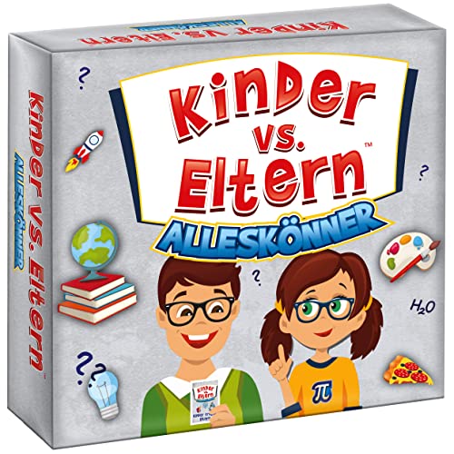 Interessantes Wissensquiz für Kinder! Brettspiele Familienspiele Quiz Kinder Spiel Party Spiel | Kinder vs Eltern Alleskönner | Alter 7+ von KANGUR