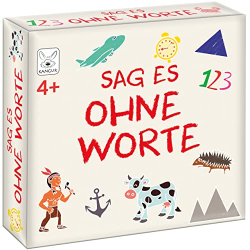 Brettspiele für Kinder Spielzeug für Familien Spaß Familienspiele für Kinder 4+ Partyspiel Brettspiel Zeigen oder ZIEHEN - wer rät, gewinnt! von KANGUR