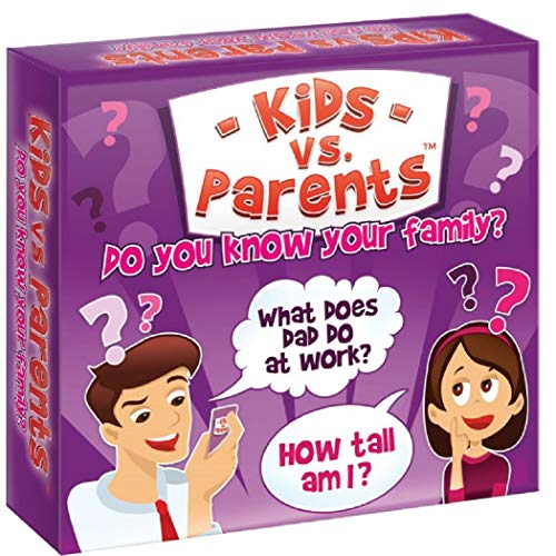 Familienquiz-Brettspiel Kinder gegen Eltern Familie Brettspiele für Familien Lustige Spiele für Familie | Kennen Sie Ihre Familie | Alter 6 + von KANGUR