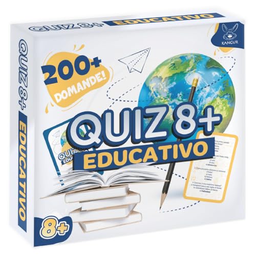 KANGUR Quiz Educativo 8+ – Gioco di Carte Con 200+ Domande per Bambini e Famiglie | Età 8 Anni in su | Allenamento Mentale Divertente | Per Scuola, Casa, Gruppi e Serate in Famiglia von KANGUR