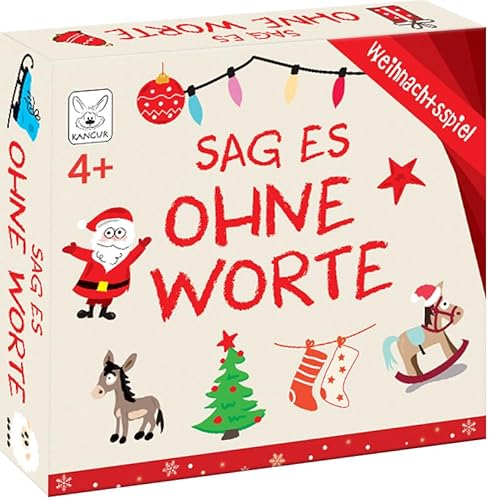 Sag es Ohne Worte Weihnachtsspiel Brettspiele ab 4 Jahre Pantomime Spiel Kinder Kartenspiel Partyspiel Gesellschaftsspiele Kinderspiele Familienspiele Ostergeschenke Kinder | 54 Karten | 162 Sprüchen Sag es Ohne Worte Weihnachtsspiel Brettspiele ab 4 Jahre Pantomime Spiel Kinder Kartenspiel Partyspiel Gesellschaftsspiele Kinderspiele Familienspiele Ostergeschenke Kinder | 54 Karten | 162 Sprüchen von KANGUR