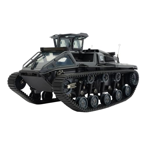 KAPIPALA 2.4Ghz RC Panzer Ferngesteuert, 1:16 Maßstab Crawler Drift Tank mit 360° Drehung, LED Beleuchtung, 50m Reichweite, Geländegängig – Ideal für Kinder ab 8 Jahren und Sammler von KAPIPALA