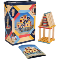 KAPLA BAS3 BOX SOMMER mit 200 Holzplättchen von KAPLA