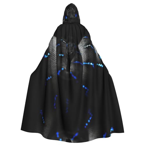 3D-Schlangen-Druck, 140 cm Länge, Vampir-Kapuzenumhang, Kapuzenumhang für Halloween, Rollenspiele mit Krawatte 3D-Schlangen-Druck, 140 cm Länge, Vampir-Kapuzenumhang, Kapuzenumhang für Halloween, Rollenspiele mit Krawatte von KAPPTYY