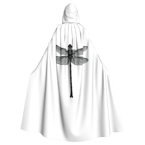 Libellen-Umhang mit Kapuze, 140 cm Länge, Vampir-Kapuzenumhang, Kapuzenumhang für Halloween, Rollenspiele mit Krawatte Libellen-Umhang mit Kapuze, 140 cm Länge, Vampir-Kapuzenumhang, Kapuzenumhang für Halloween, Rollenspiele mit Krawatte von KAPPTYY