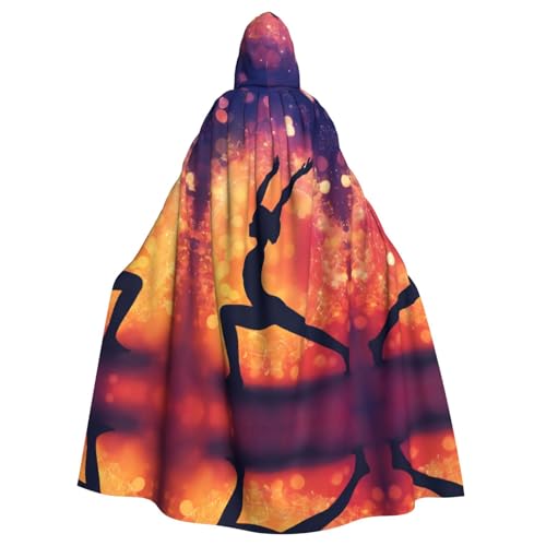Vampir-Kapuzenumhang für Erwachsene, 140 cm lang, Kapuzenumhang für Halloween, Rollenspiele mit Krawatte Vampir-Kapuzenumhang für Erwachsene, 140 cm lang, Kapuzenumhang für Halloween, Rollenspiele mit Krawatte von KAPPTYY