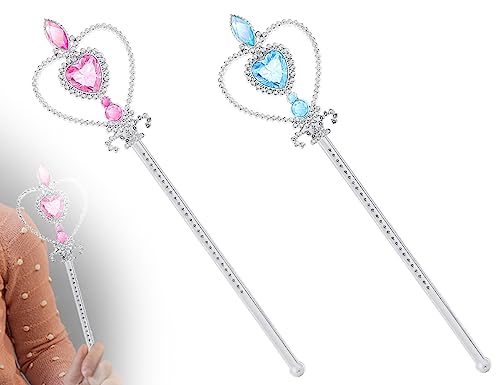 KAPSING Zauberstab Kinder, 2 Stück Prinzessin zauberstab Glitzer, Rosa Zauberstäbe Fee und Blau Stern Zauberstab Feenstab, für Geburtstag Hochzeit Cosplay Rollenspiel KAPSING Zauberstab Kinder, 2 Stück Prinzessin zauberstab Glitzer, Rosa Zauberstäbe Fee und Blau Stern Zauberstab Feenstab, für Geburtstag Hochzeit Cosplay Rollenspiel von KAPSING