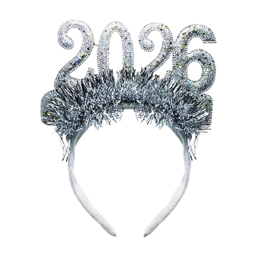 KAQNTUD Glitzernder Haarschmuck 2026, Stoff, Kopfschmuck, verstellbare Größe, Kopfbedeckung, für Event, Kostümpartys von KAQNTUD