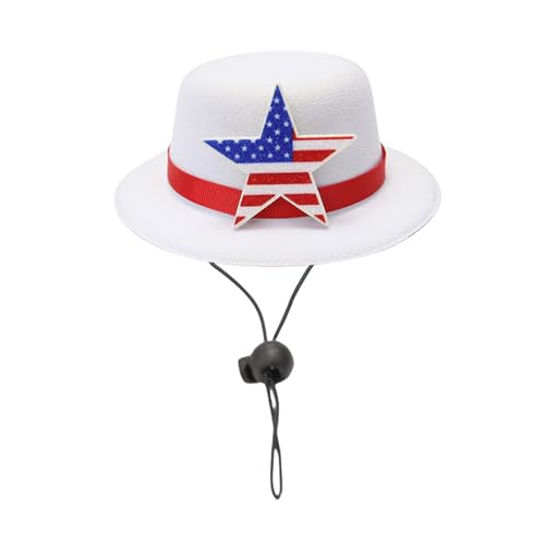 KAQNTUD Haarspange für Unabhängigkeitstage, patriotisches Thema, kleiner Zylinder mit Clip, für Familientreffen, 4. Juli, Kopfbedeckung KAQNTUD Haarspange für Unabhängigkeitstage, patriotisches Thema, kleiner Zylinder mit Clip, für Familientreffen, 4. Juli, Kopfbedeckung von KAQNTUD