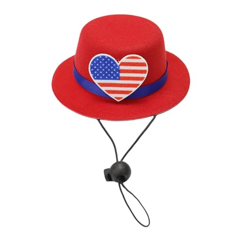 KAQNTUD Haarspange für Unabhängigkeitstage, patriotisches Thema, kleiner Zylinder mit Clip, für Familientreffen, 4. Juli, Kopfbedeckung KAQNTUD Haarspange für Unabhängigkeitstage, patriotisches Thema, kleiner Zylinder mit Clip, für Familientreffen, 4. Juli, Kopfbedeckung von KAQNTUD
