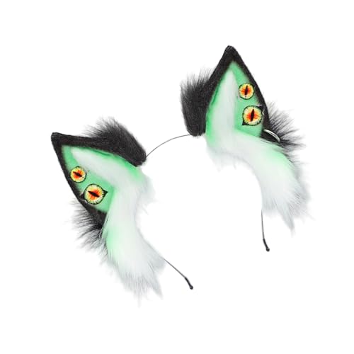 KAQNTUD Mythisches Haarband, Plüsch-Ohr-Figur, Rollenspiel-Kopf-Accessoire für Rollenspiele, Partys, Maskeraden, Kostüme, Sammler, Plüsch, Rollenspiel, Ohrhaarband, für Halloween von KAQNTUD