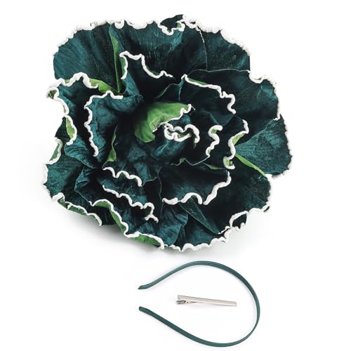 KAQNTUD Übergroßer Kopfschmuck mit Blume, formelle Anlässe, gesellschaftliche Veranstaltungen, leichtes Design, leicht, Braut-Kopfschmuck KAQNTUD Übergroßer Kopfschmuck mit Blume, formelle Anlässe, gesellschaftliche Veranstaltungen, leichtes Design, leicht, Braut-Kopfschmuck von KAQNTUD
