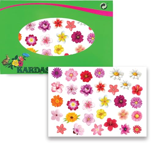 Kardasis 31 Essbare Blumen aus Oblate – Tortendeko für Kuchen, Cupcakes & Muffins | Esspapier Blüten für Geburtstag, Hochzeit, Taufe & besondere Anlässe von KARDASIS