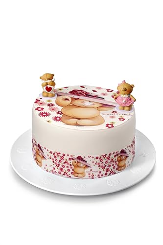 Kardasis Forever Friends Tortenaufleger und 3D Figuren | Essbarer Aufleger für Torten und Kuchen | Tortendekoration für den Forever Friends Themengeburtstag | 20cm + 4 Bänder 28x4cm + 2 3D Figuren Kardasis Forever Friends Tortenaufleger und 3D Figuren | Essbarer Aufleger für Torten und Kuchen | Tortendekoration für den Forever Friends Themengeburtstag | 20cm + 4 Bänder 28x4cm + 2 3D Figuren von KARDASIS