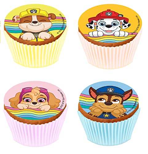 Kardasis Cupcake Toppers Muffin Dekoration Paw Patrol | Essbarer Aufleger für Torten und Kuchen | Tortendekoration für den Paw Patrol Themengeburtstag | 5,3cm + 12 Stücke Kardasis Cupcake Toppers Muffin Dekoration Paw Patrol | Essbarer Aufleger für Torten und Kuchen | Tortendekoration für den Paw Patrol Themengeburtstag | 5,3cm + 12 Stücke von KARDASIS