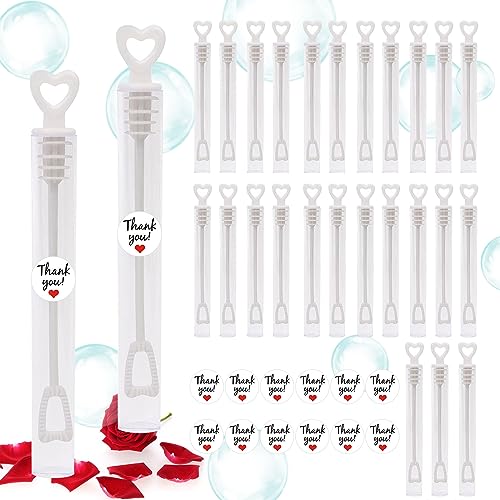 25er Seifenblasen Hochzeit, Seifenblasen Hochzeit Set, Wedding Bubbles, Seifenblasen-Set für Hochzeit, Bubble Set Wedding Decoration, Geburtstag, Verlobung - Seifenblasen-Röhrchen mit Herzgriff 25er Seifenblasen Hochzeit, Seifenblasen Hochzeit Set, Wedding Bubbles, Seifenblasen-Set für Hochzeit, Bubble Set Wedding Decoration, Geburtstag, Verlobung - Seifenblasen-Röhrchen mit Herzgriff von KARELLS