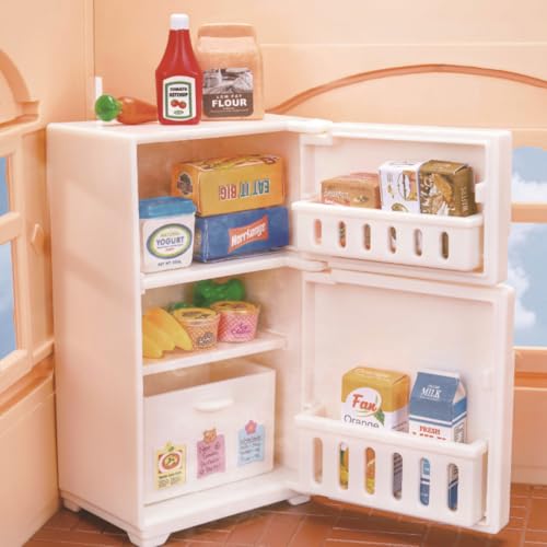 KARLOR Mini Kühlschrank mit Lebensmittel Getränken, Miniatur Puppenhaus Kuche Minimöbel Miniaturmodell Küchenszene Dollhouse Furniture 1:12 Möbel für Puppen Puppenhaus Dekoration KARLOR Mini Kühlschrank mit Lebensmittel Getränken, Miniatur Puppenhaus Kuche Minimöbel Miniaturmodell Küchenszene Dollhouse Furniture 1:12 Möbel für Puppen Puppenhaus Dekoration von KARLOR