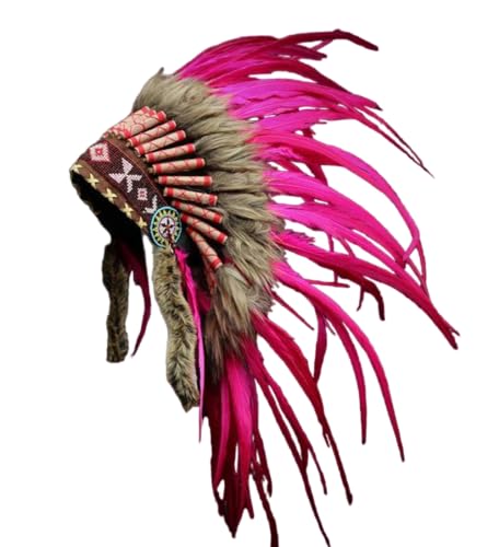 KARMABCN X53- DREI Farben Schwarzweiss-indischer Feder-Kopfschmuck/Ureinwohner-Art von KARMABCN
