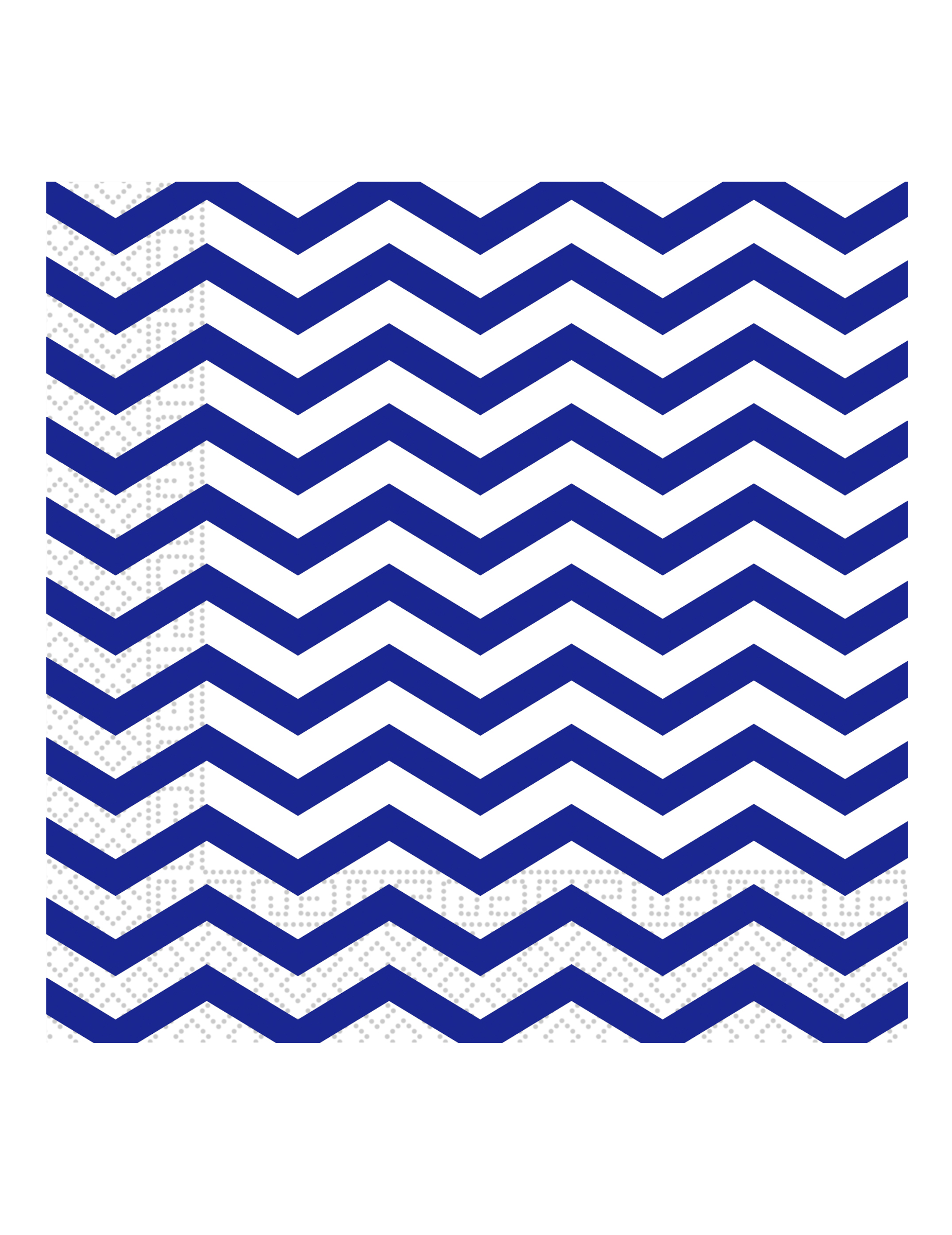 20 Servietten Königsblau Chevron 33 x 33 cm von KARNEVAL-MEGASTORE
