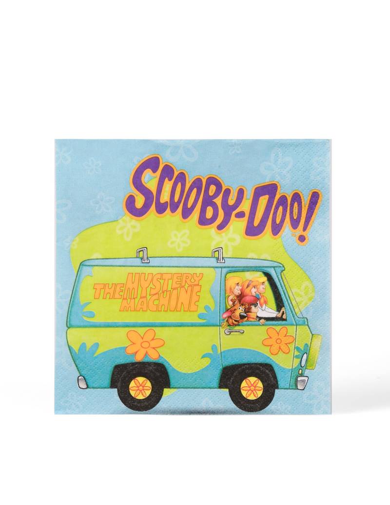 20 Servietten Scooby-Doo Papierservietten 33 x 33 cm von KARNEVAL-MEGASTORE