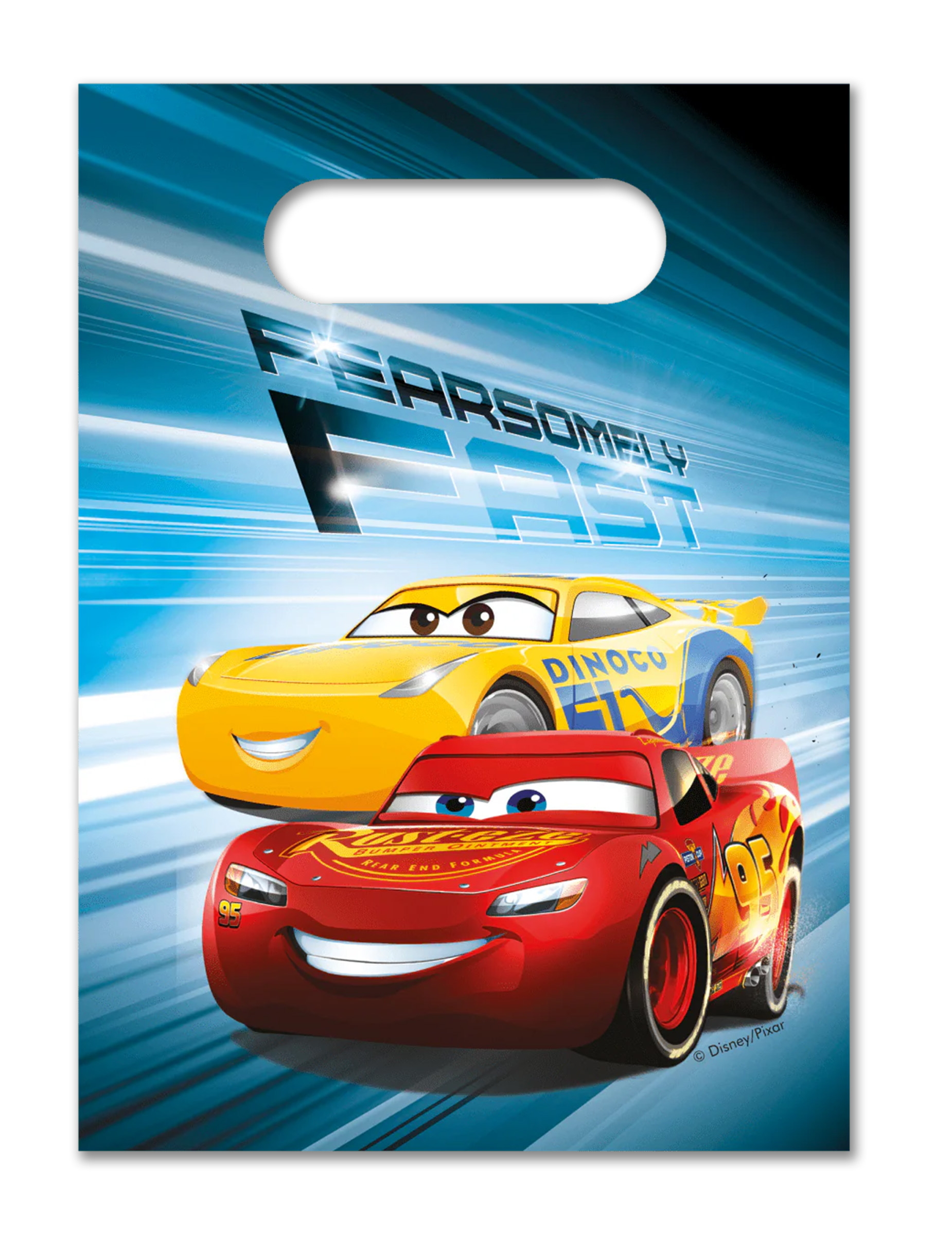 4 Cars Papiertüten für Geschenke 4 Cars Papiertüten für Geschenke von KARNEVAL-MEGASTORE