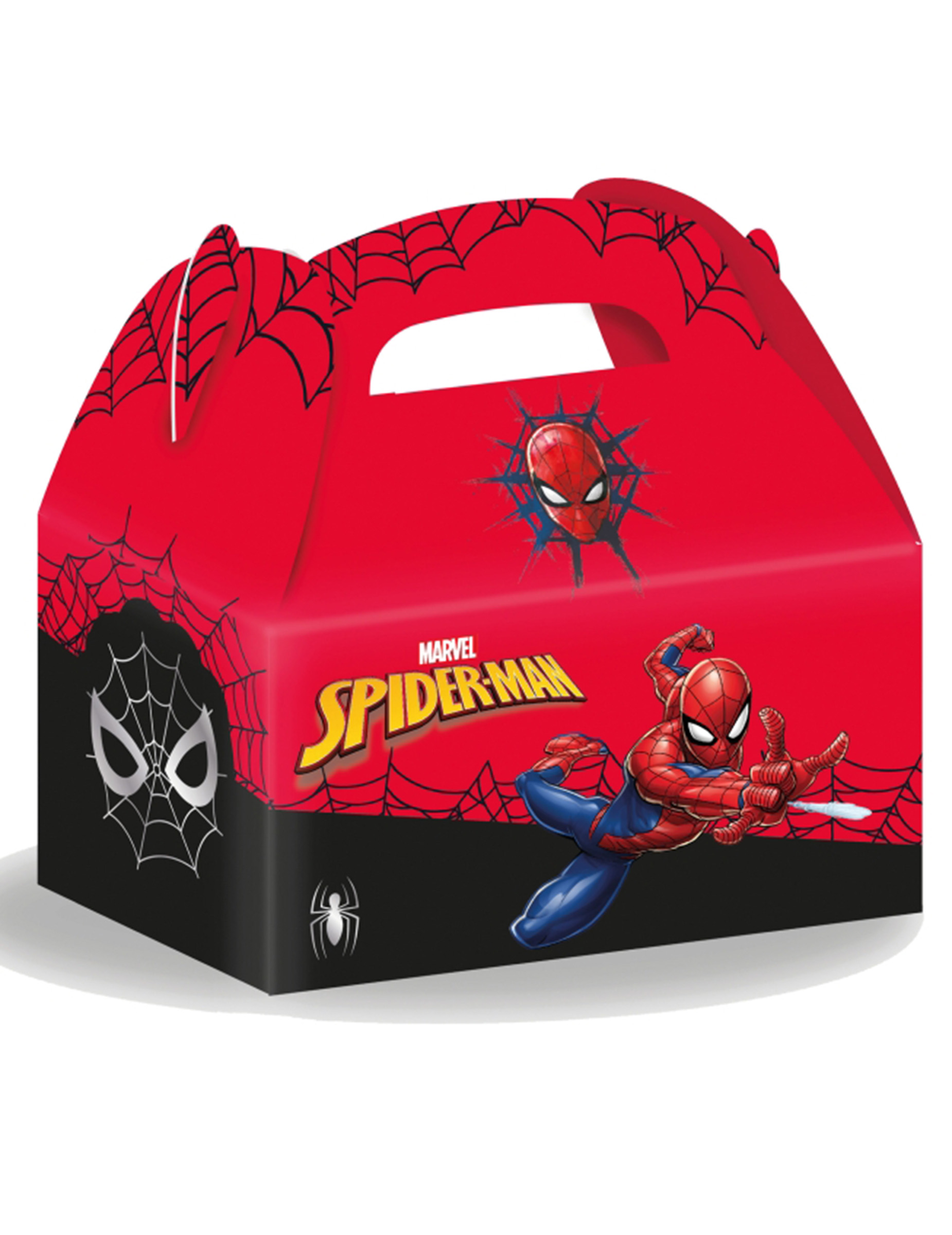 4 Spiderman Geschenkschachteln aus Pappe 15,5 x 16,5 cm 4 Spiderman Geschenkschachteln aus Pappe 15,5 x 16,5 cm von KARNEVAL-MEGASTORE