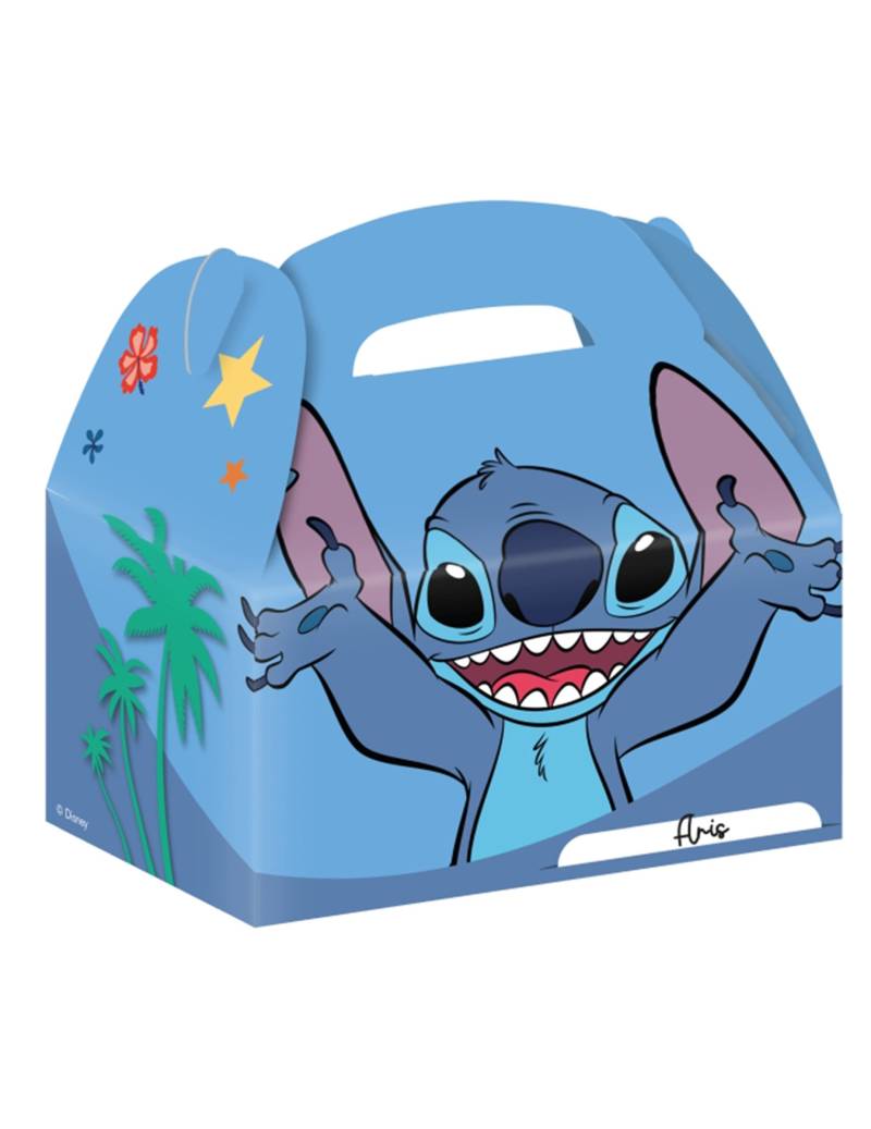 4 Stitch Geschenkboxen aus Karton 15,5 x 16,5 cm 4 Stitch Geschenkboxen aus Karton 15,5 x 16,5 cm von KARNEVAL-MEGASTORE