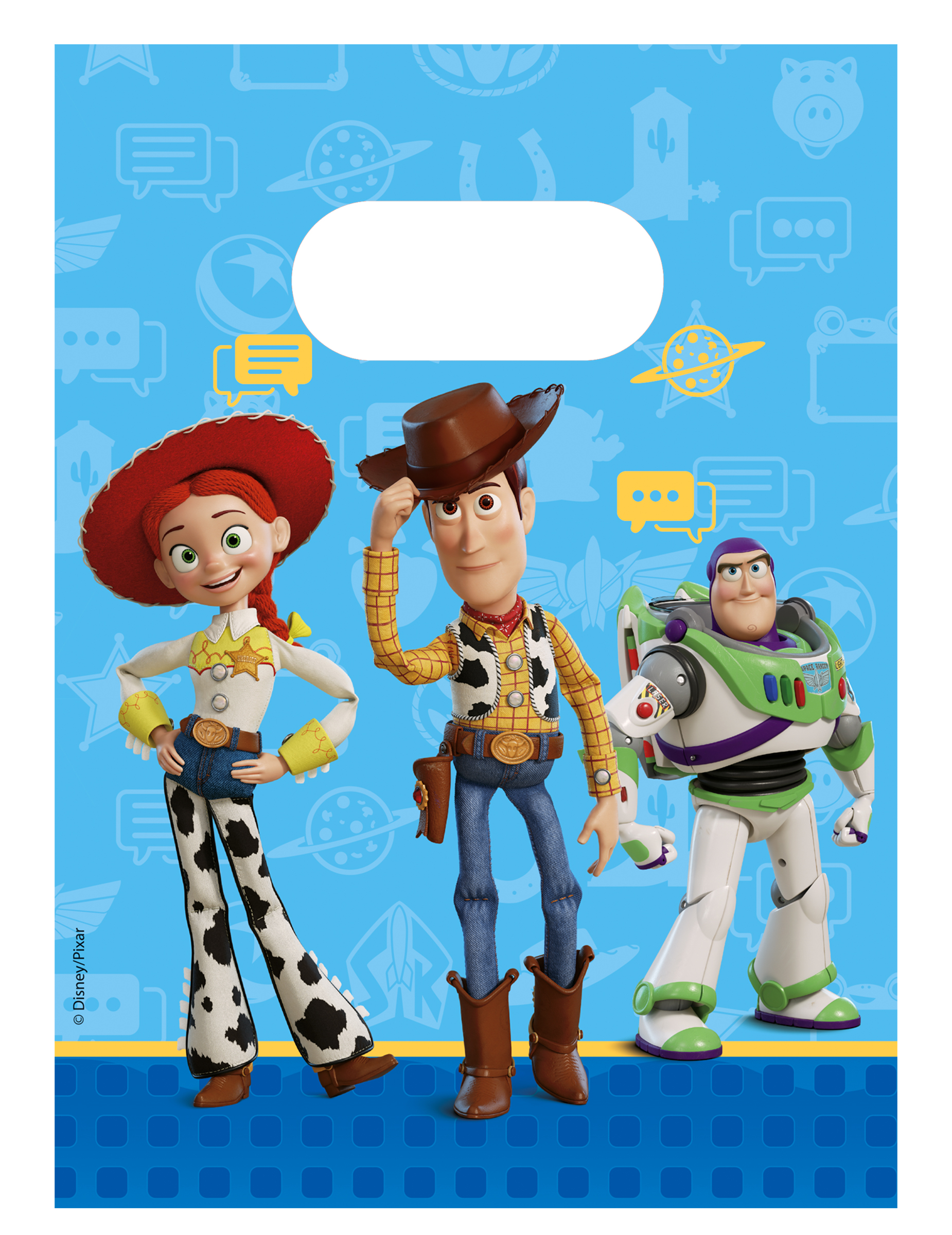 4 Toy Story 5 Papiertüten für Geschenke 4 Toy Story 5 Papiertüten für Geschenke von KARNEVAL-MEGASTORE
