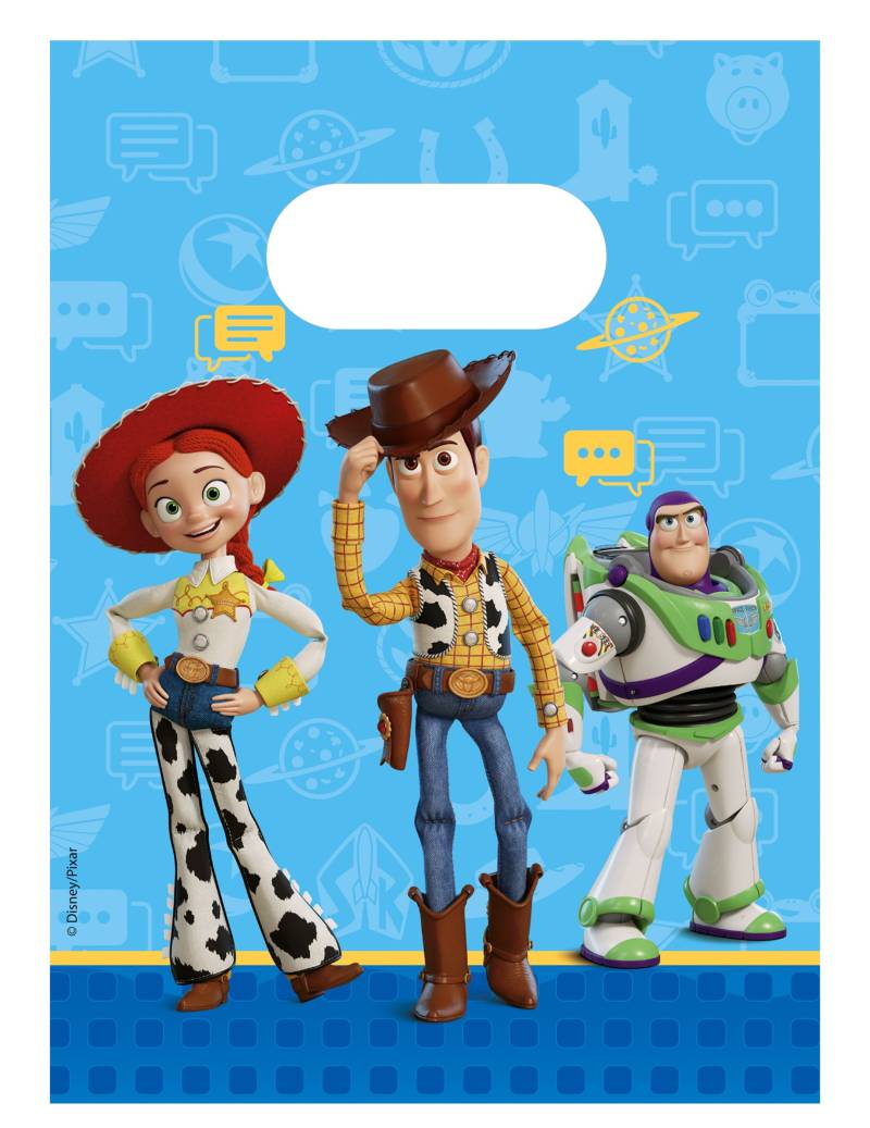 4 Toy Story 5 Papiertüten für Geschenke 4 Toy Story 5 Papiertüten für Geschenke von KARNEVAL-MEGASTORE
