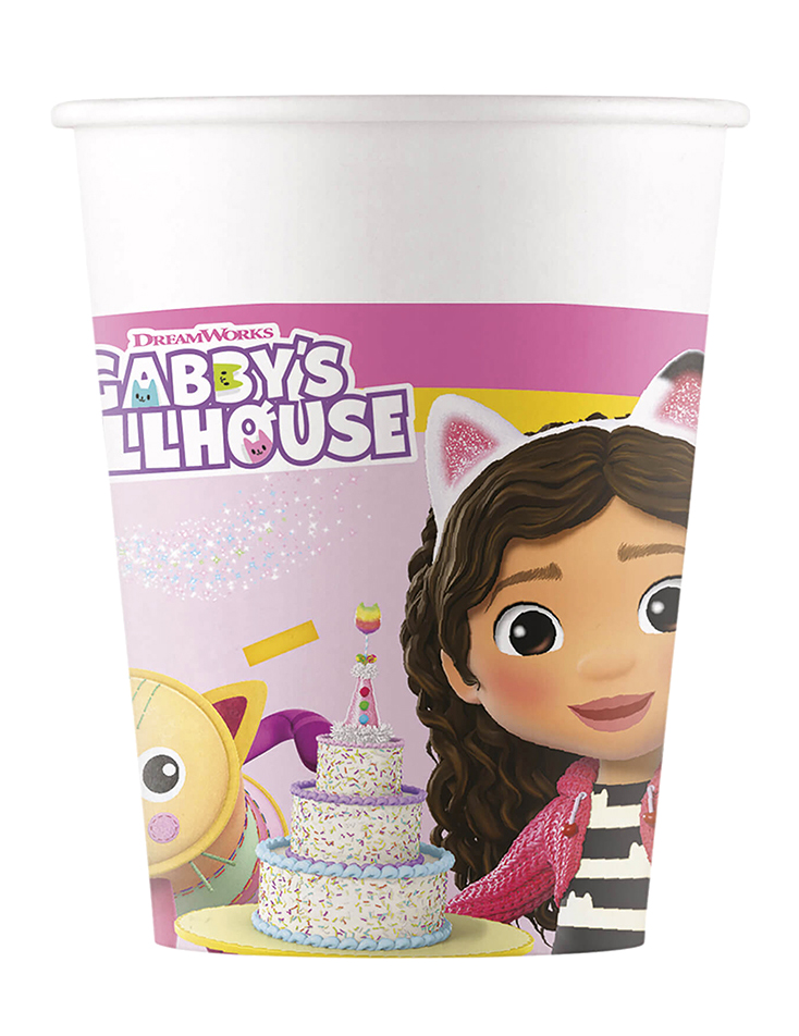 8 Becher Gabby's Dollhouse 200 ml 8 Becher Gabby's Dollhouse 200 ml von KARNEVAL-MEGASTORE