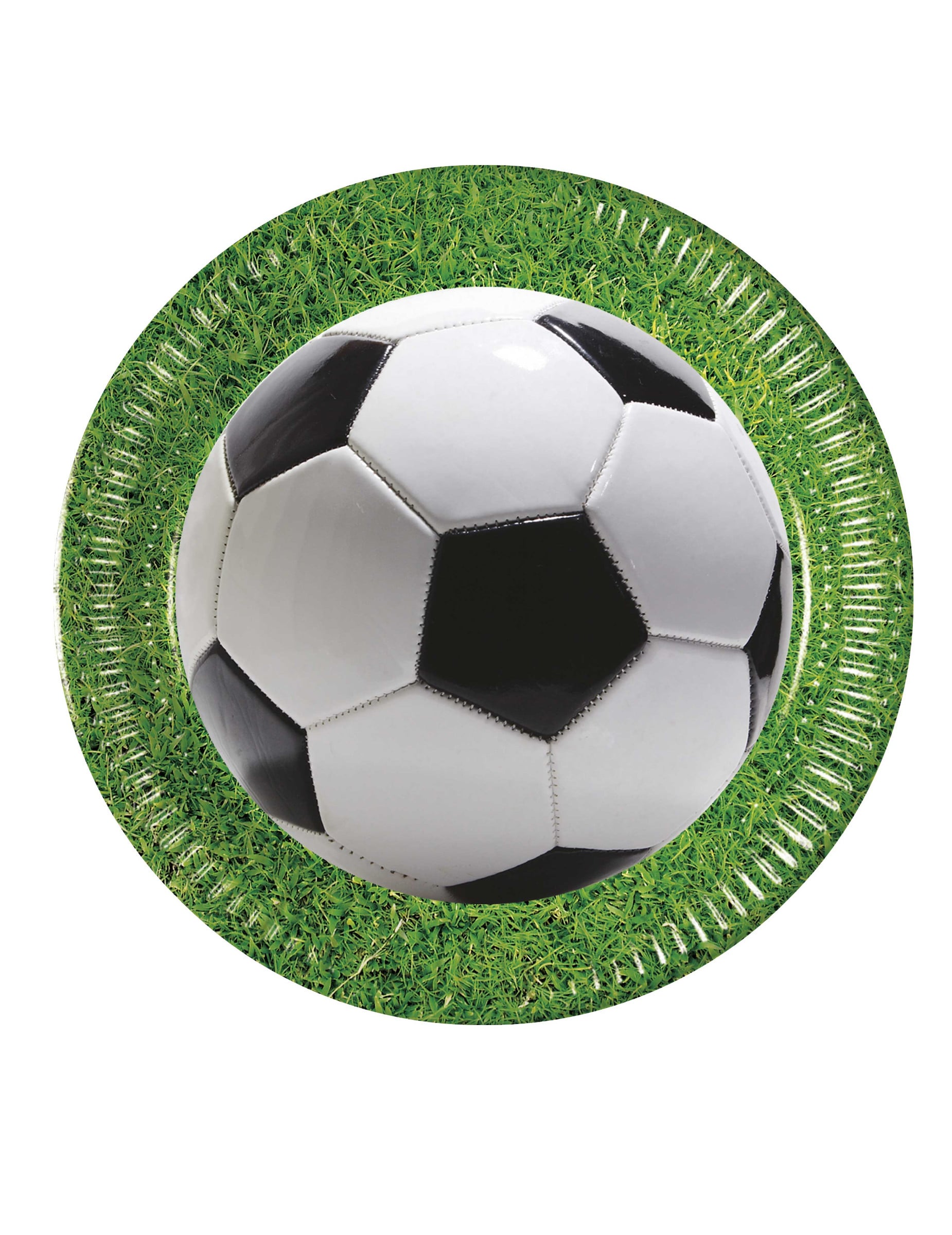8 Fußball-Pappteller 23cm Fußball-Party Deko 8 Fußball-Pappteller 23cm Fußball-Party Deko von KARNEVAL-MEGASTORE