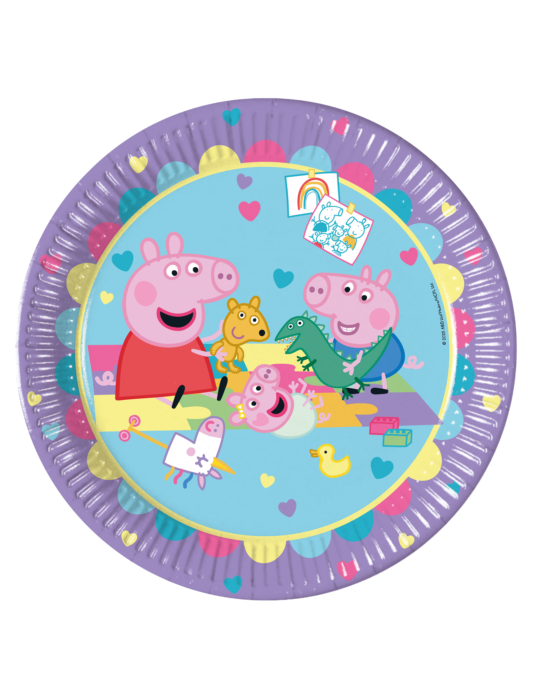 8 Peppa Pig Pappteller 23 cm 8 Peppa Pig Pappteller 23 cm von KARNEVAL-MEGASTORE