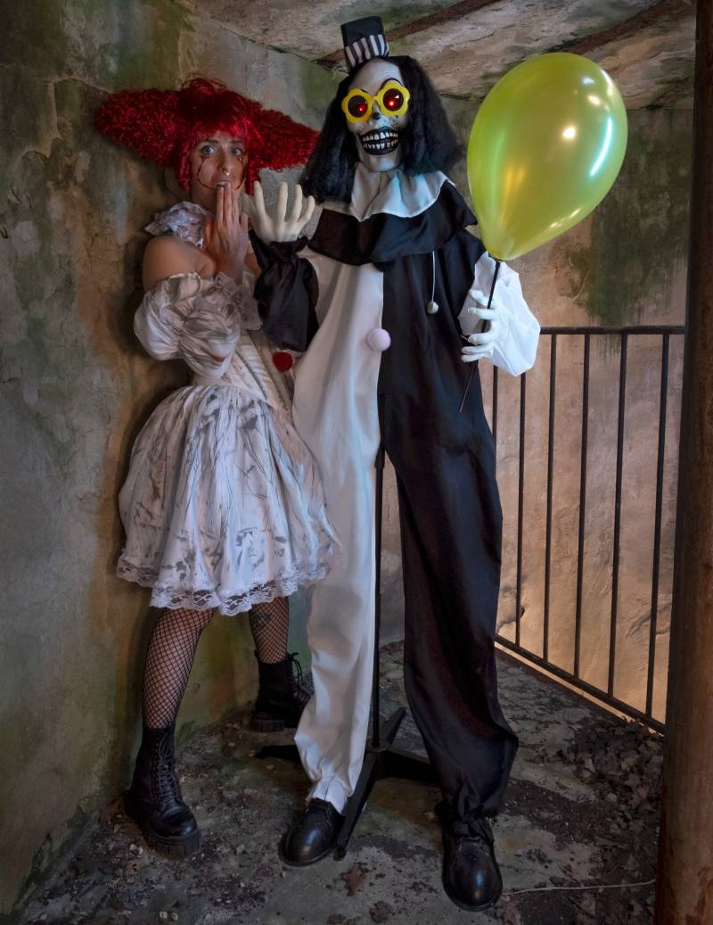 Animierter Horrorclown Animierter Horrorclown von KARNEVAL-MEGASTORE